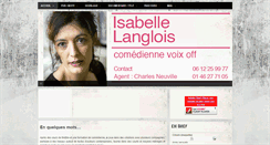 Desktop Screenshot of isabelle-langlois.fr